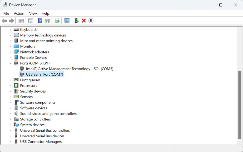 Debug Configuration - Port