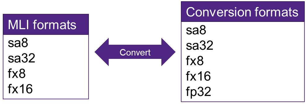 Data Conversion Formats