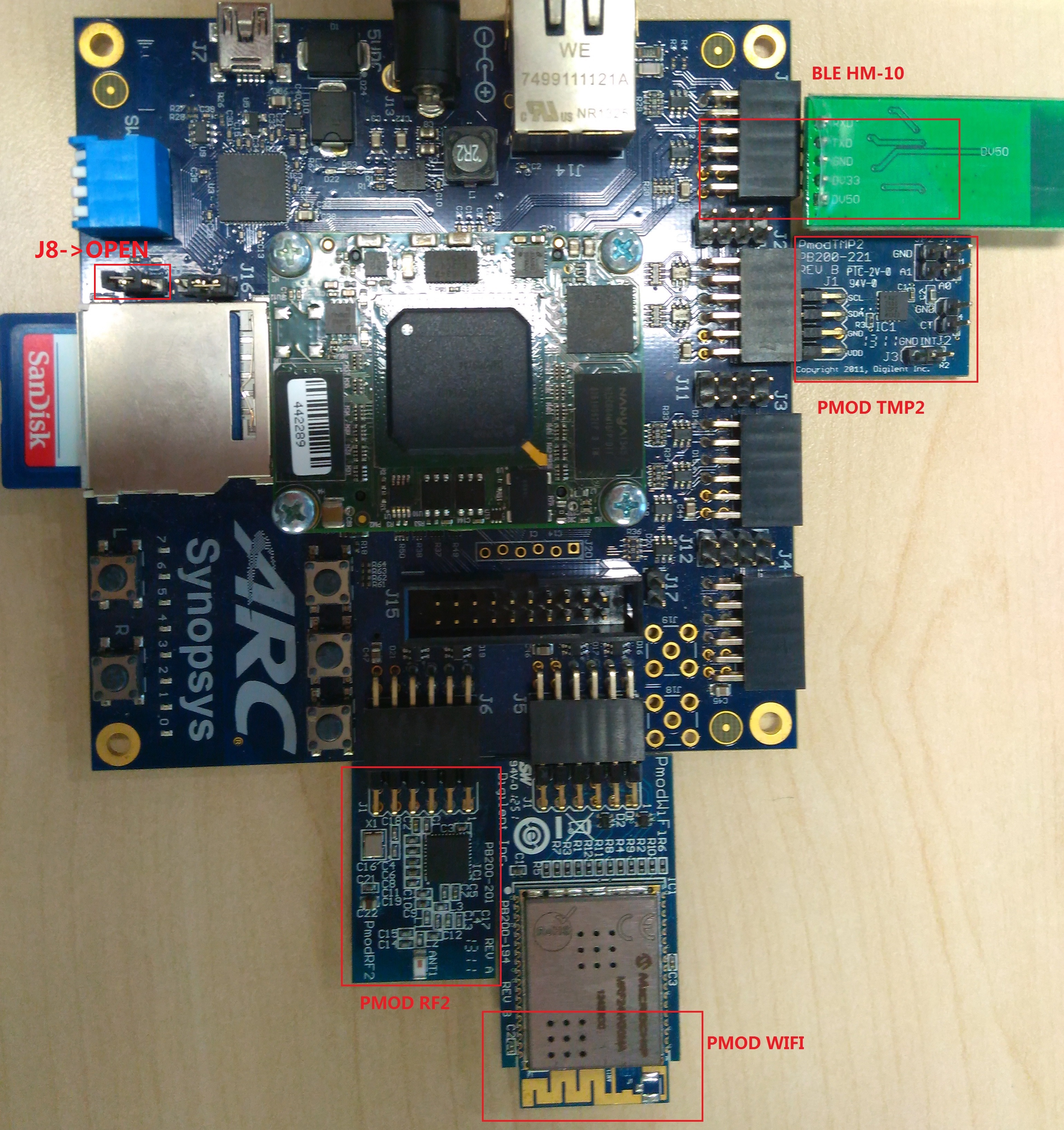 emsk board setting